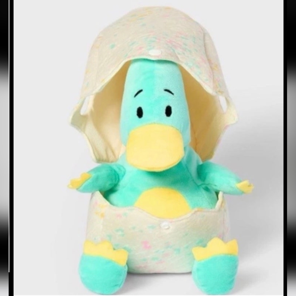 9.5" Teal Dino in Egg Xscape GiggleScape Plush